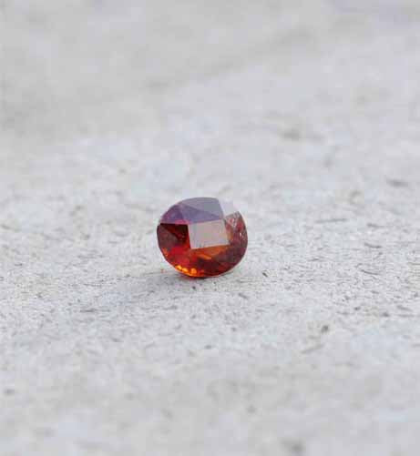 Natural Hessonite Garnet (Gomedak) gemstone